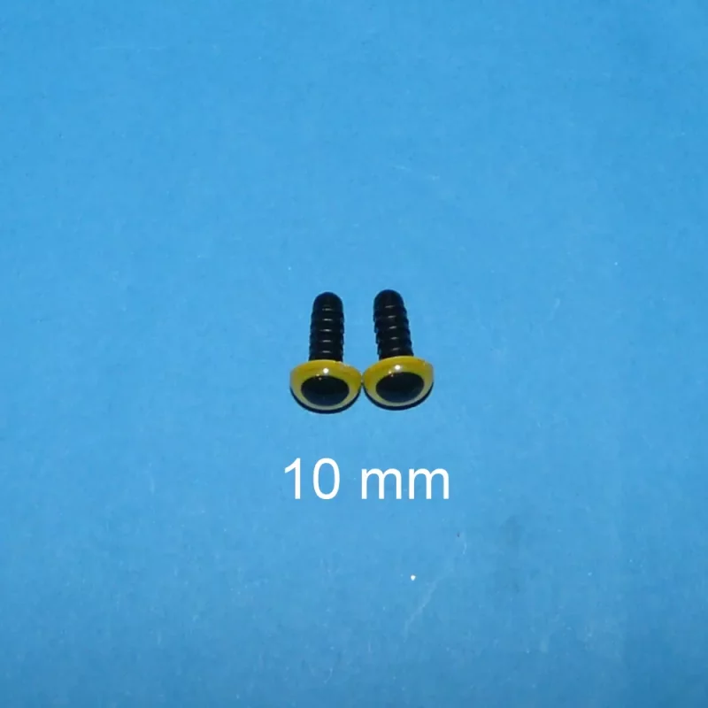 Kunststoffaugen gelb