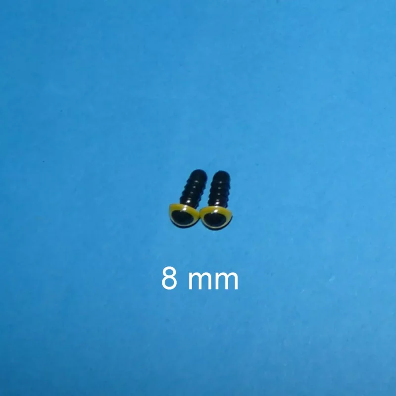 Kunststoffaugen gelb