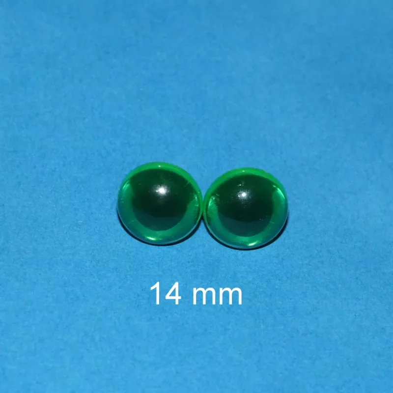 Kunststoffaugen grün 14 mm