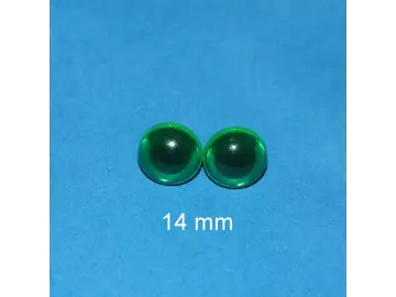 Kunststoffaugen grün 14 mm