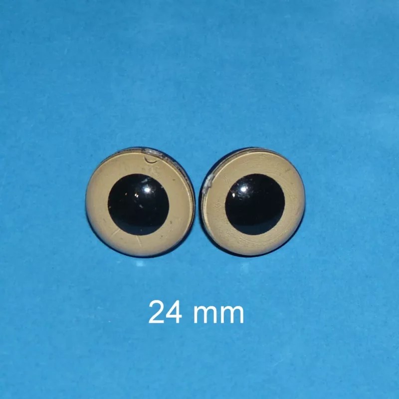 Kunststoffaugen hellbraun