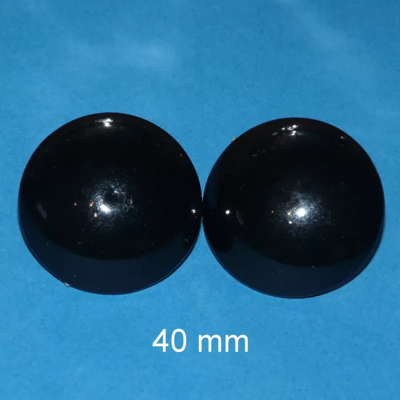 Kunststoffaugen schwarz