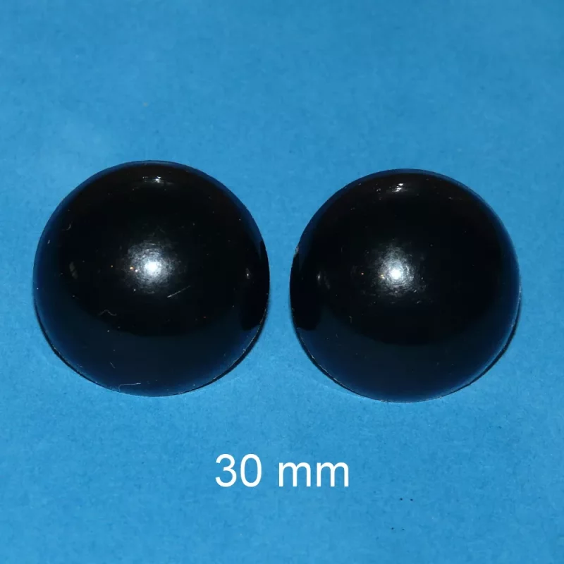 Kunststoffaugen schwarz