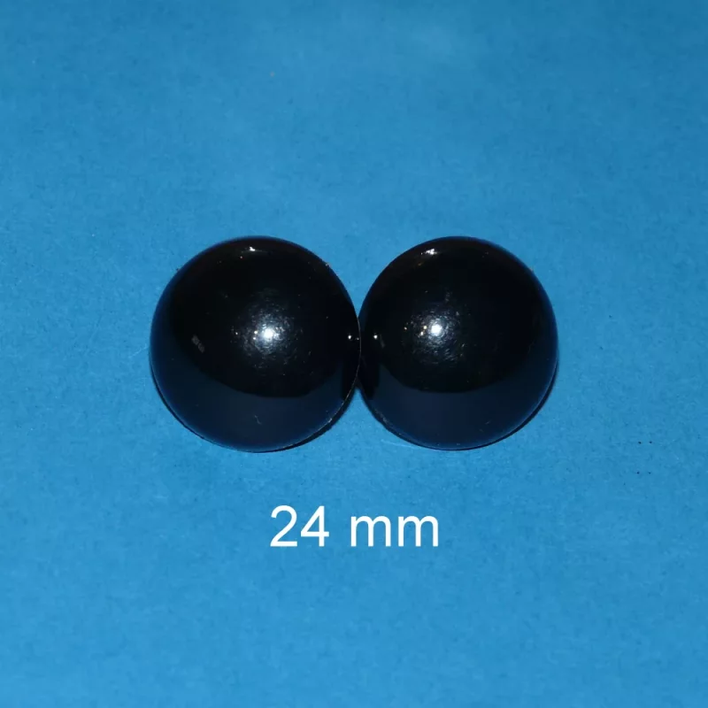 Kunststoffaugen schwarz