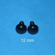 Kunststoffaugen schwarz