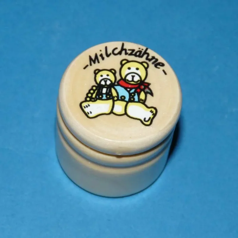 Milchzahndose Bär blau