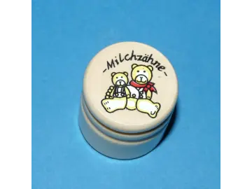 Milchzahndose Bär rosa