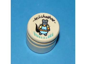 Milchzahndose Maus blau