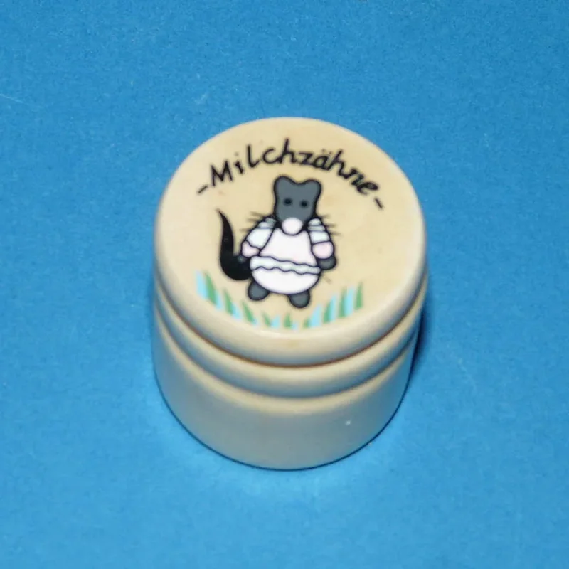 Milchzahndose Maus rosa