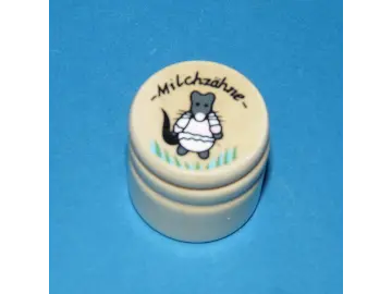 Milchzahndose Maus rosa