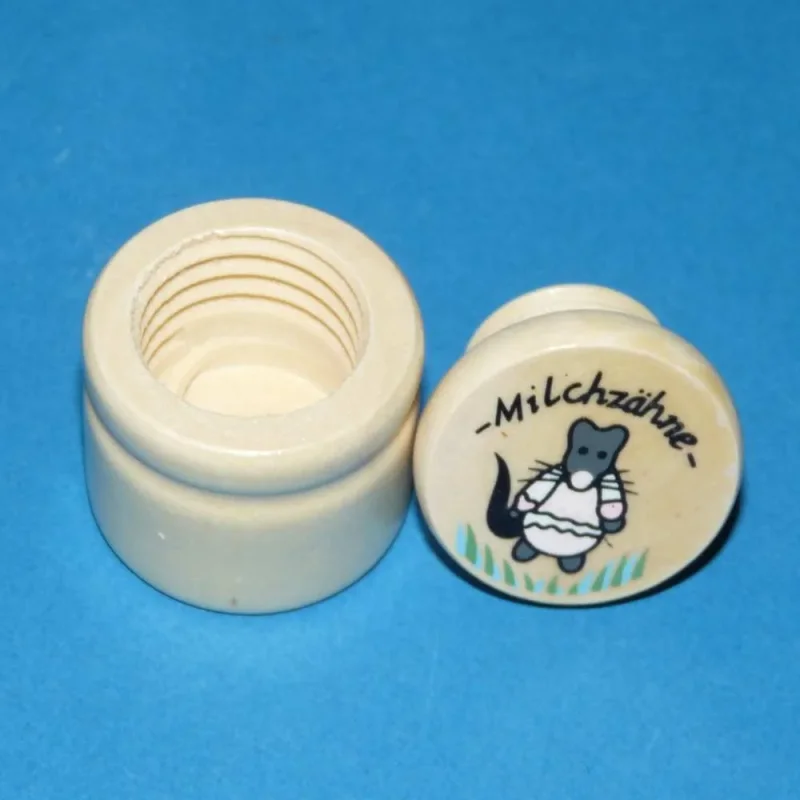 Milchzahndose Maus rosa