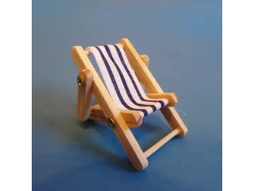 Mini Liegestuhl blau