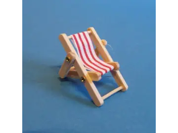 Mini Liegestuhl rot