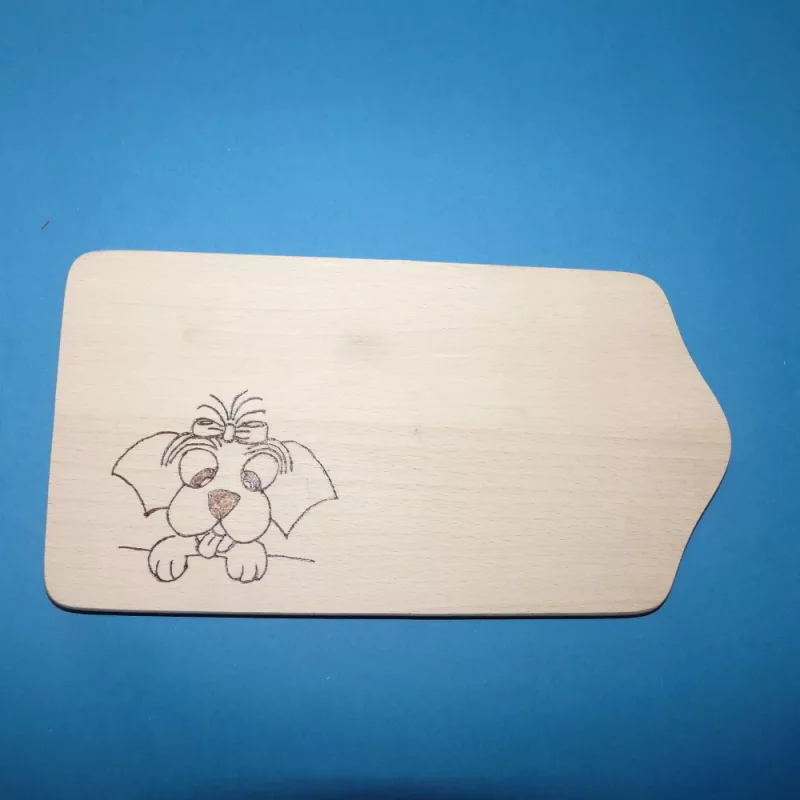 Holzbrettchen Hund Bernadette