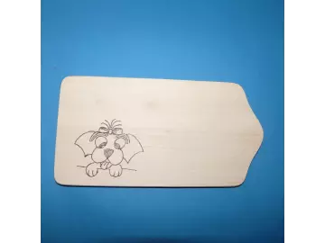 Holzbrettchen Hund Bernadette