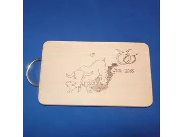 Holzbrettchen Sternzeichen Stier