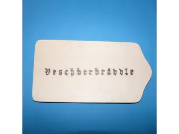 Holzbrettchen Veschberbräddle