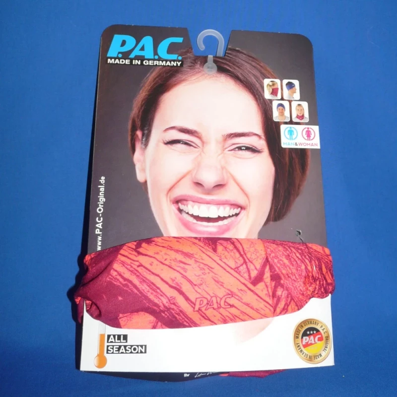 Multifunktionstuch neon-rot