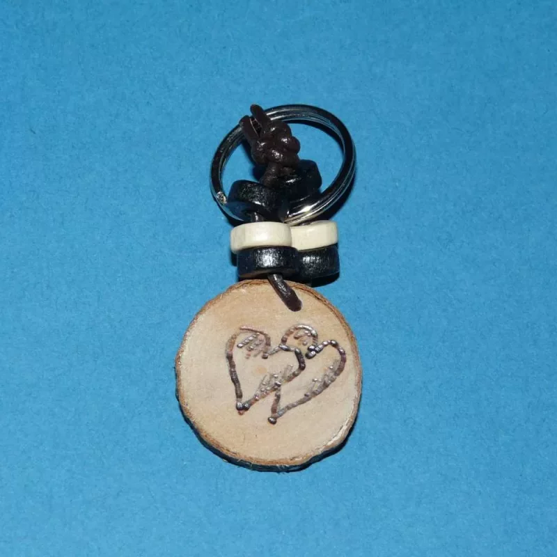 Schlüsselanhänger Zwei Herzen