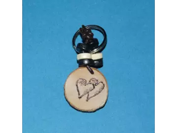 Schlüsselanhänger Zwei Herzen