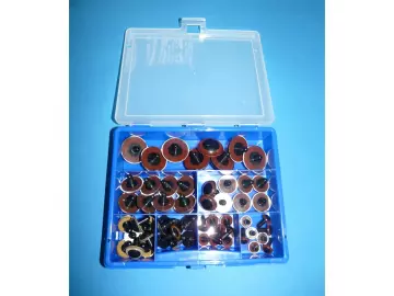 Sortimentskoffer Augen braun