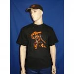 T-Shirt Chainsaw Samurai orange