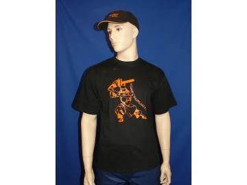 T-Shirt Chainsaw Samurai orange