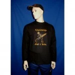T-Shirt Langarm Chainsaw Rock n Roller