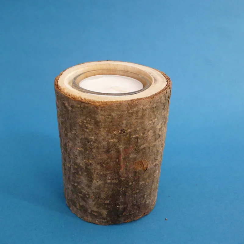Teelichthalter Ast mittel