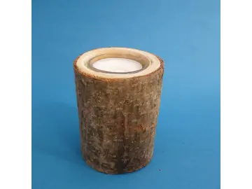 Teelichthalter Ast mittel