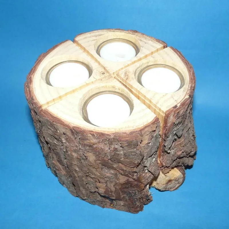 Teelichthalter Stamm