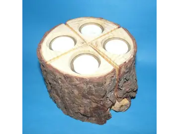 Teelichthalter Stamm