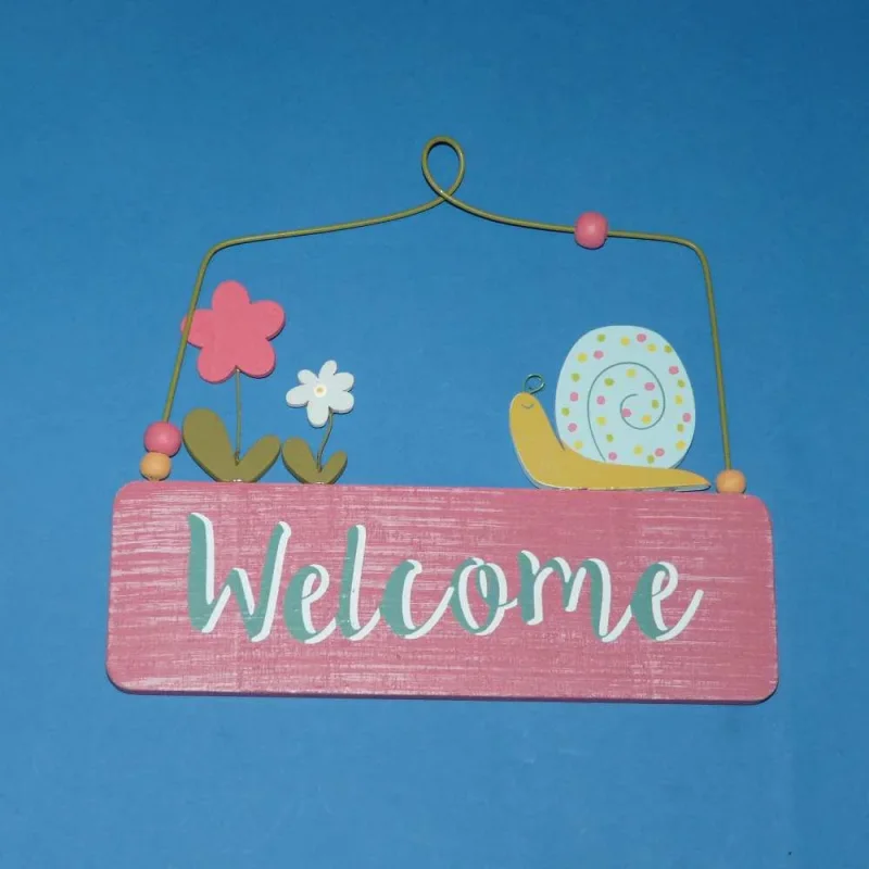 Türschild Welcome