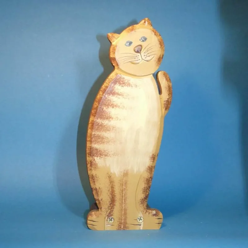 Türstopper Katze braun