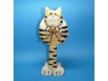 Türstopper Katze gelb