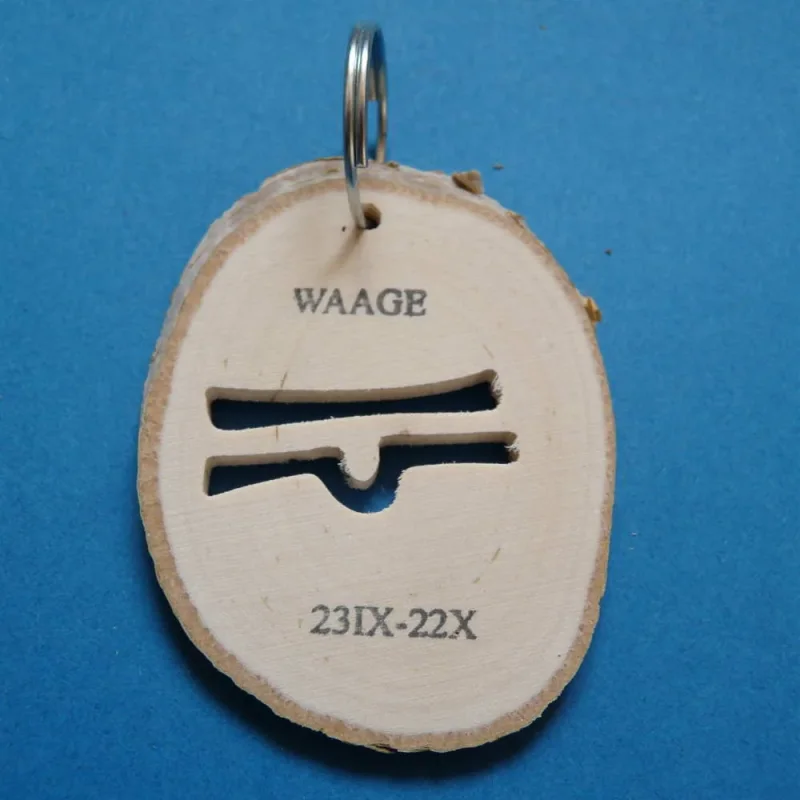 Schlüsselanhänger Waage