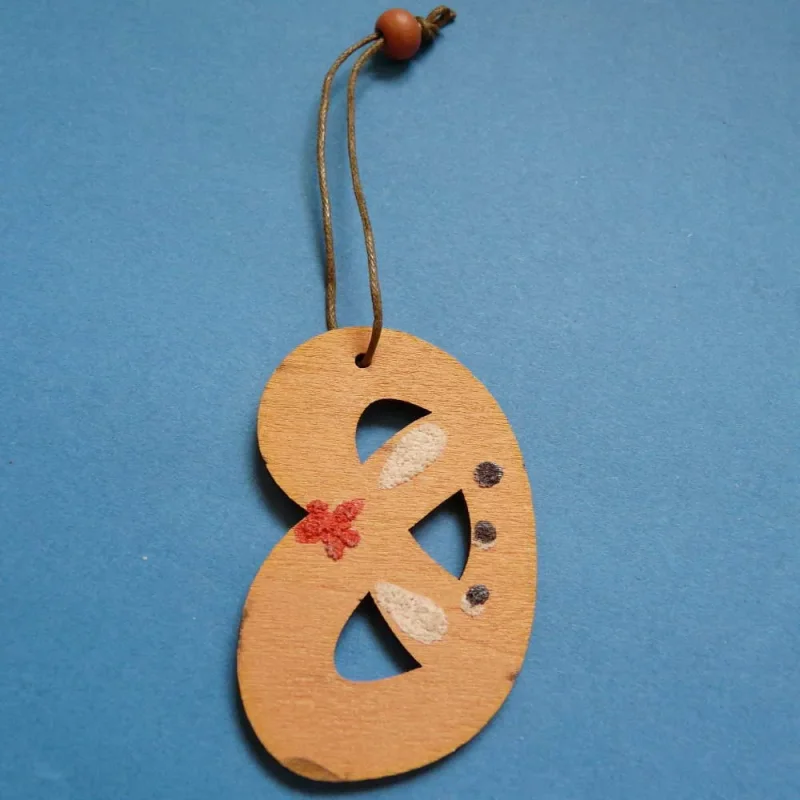 Weihnachtsanhänger Brezel