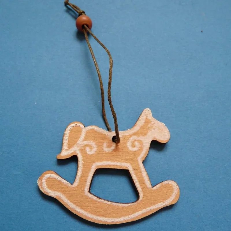 Weihnachtsanhänger Schaukelpferd