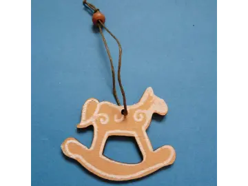 Weihnachtsanhänger Schaukelpferd