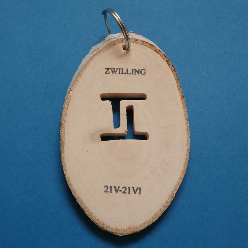 Schlüsselanhänger Zwilling